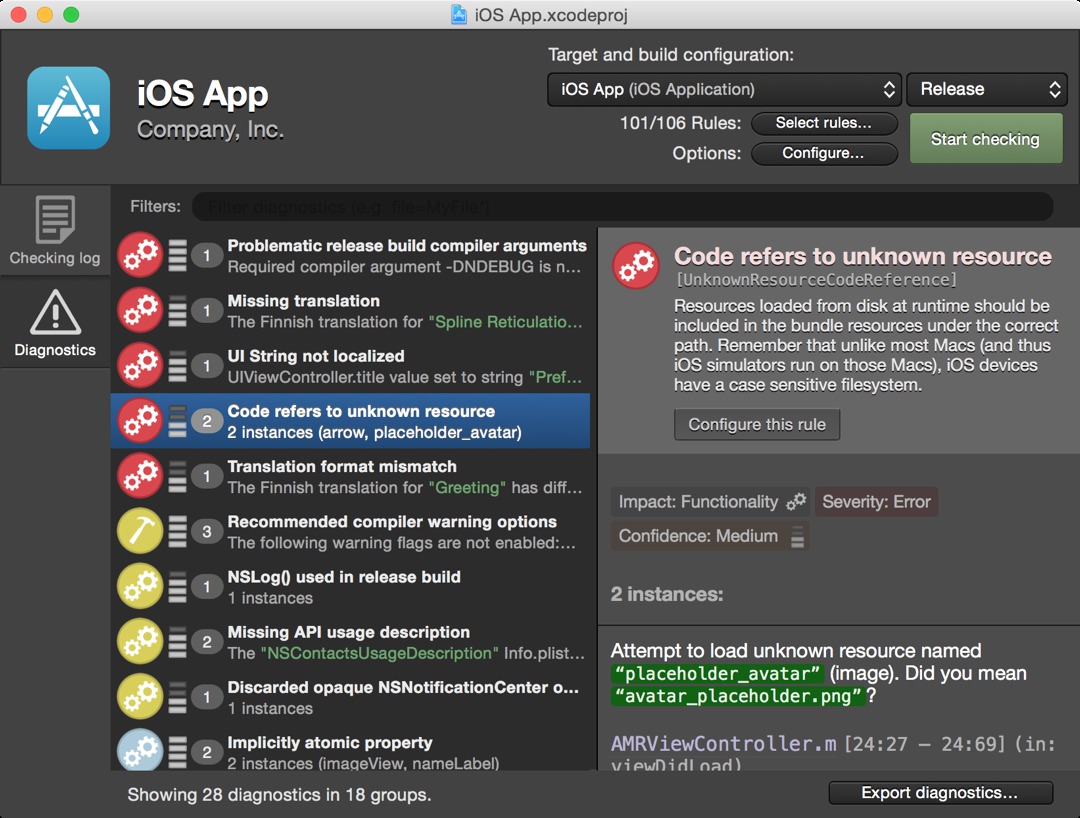 Application screenshot